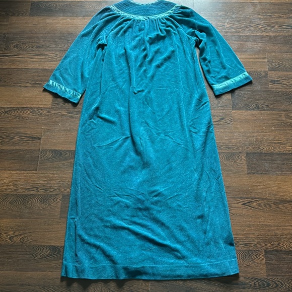 Appel Vintage 3/4 Zip Robe Teal Small - Picture 7 of 7